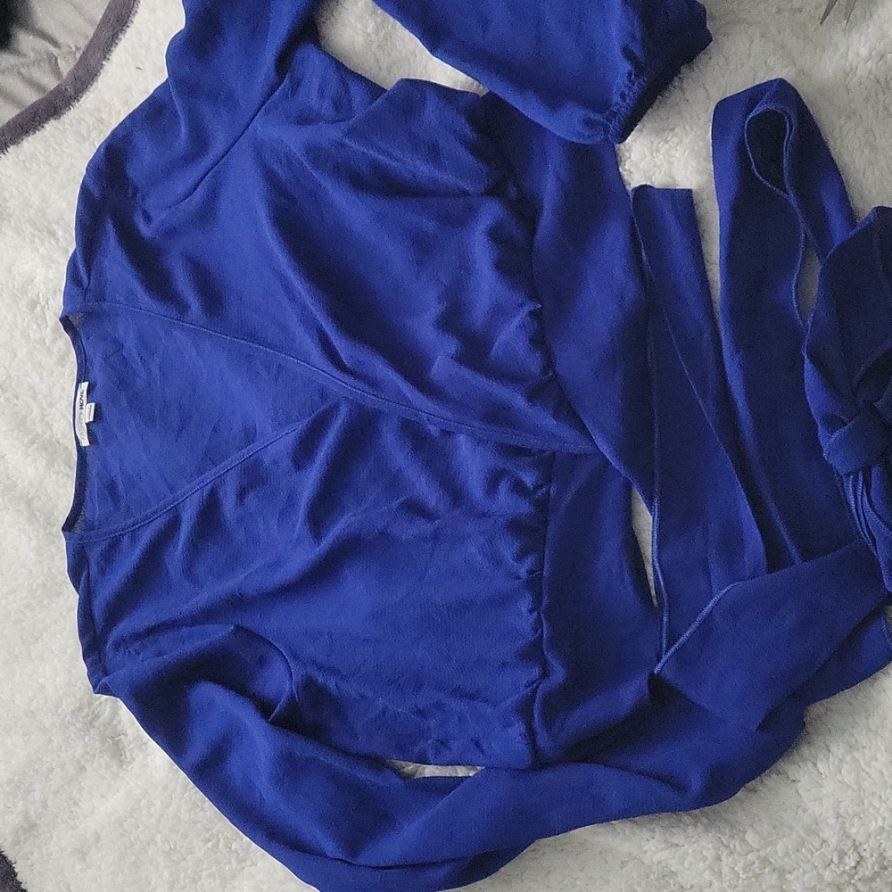 Wrapped cropped shirt